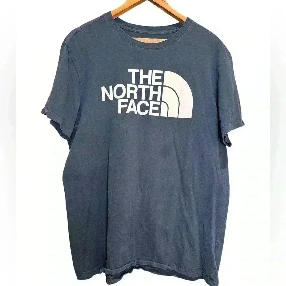 The North Face Men’s Navy White Short Sleeve Size Large